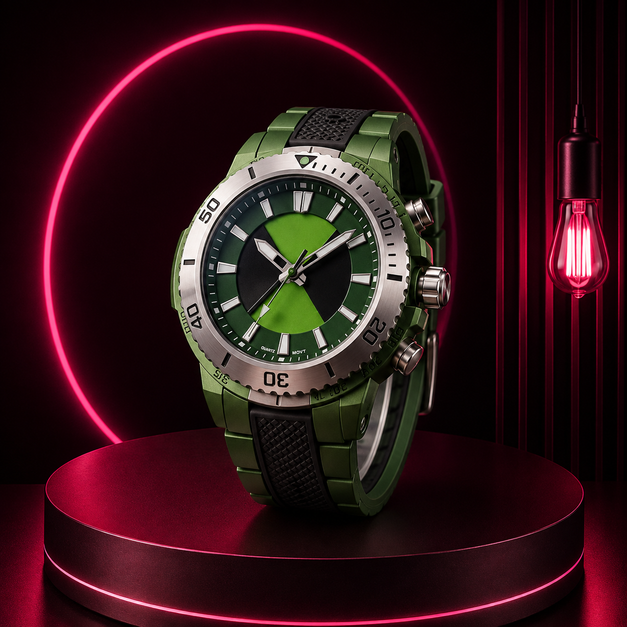 ساعت مچی طرح BEN 10 / OMNITRIX | ساعت فانتزی بن تن
